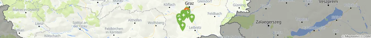 Kartenansicht für Apotheken-Notdienste in der Nähe von Sankt Josef  (Weststeiermark) (Deutschlandsberg, Steiermark)